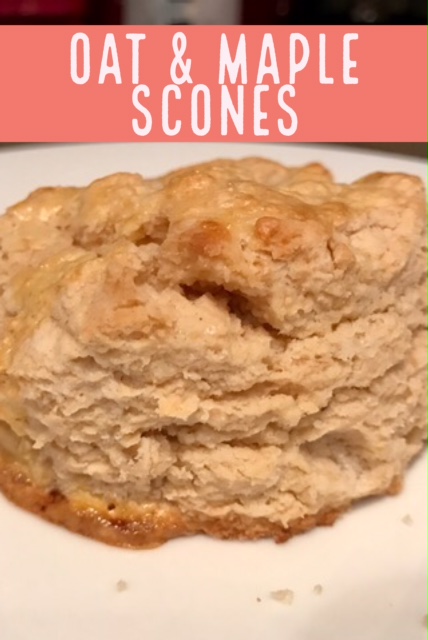 Oat & maple scones, my new breakfast obsession