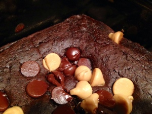 Perfect Black Bean Brownies baked