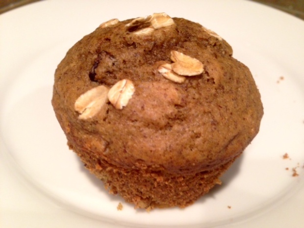 Oatmeal Flaxseed Chocolate Chip Muffin