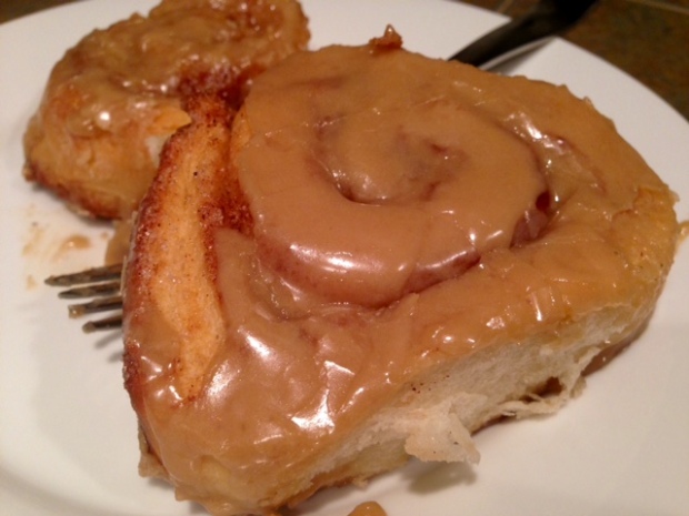 Cinnamon Rolls with Maple Frosting