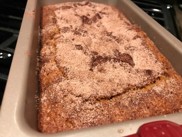 Snickerdoodle zucchini bread...plenty of sweet, with a bit of healthy mixed in